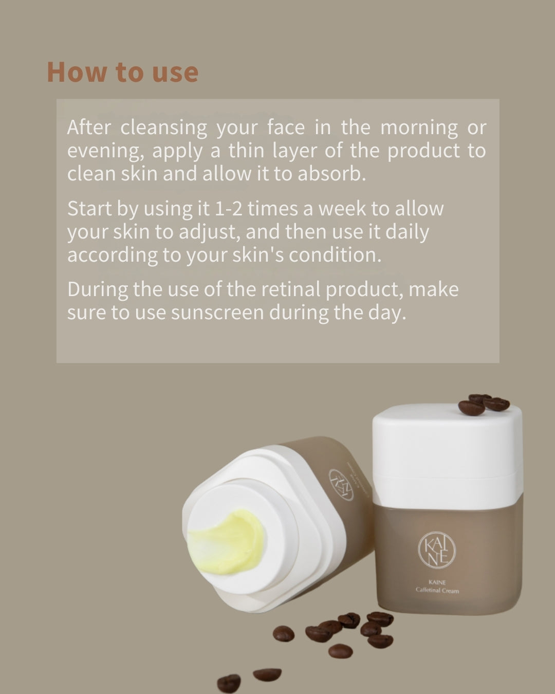 [KAINE] Caffetinal Cream