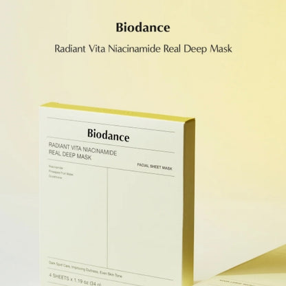 [Biodance] Radiant Vita Niacinamide Real Deep Mask