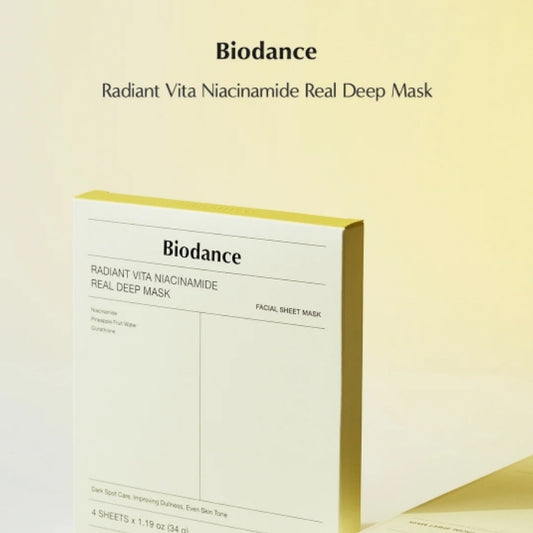 [Biodance] Radiant Vita Niacinamide Real Deep Mask