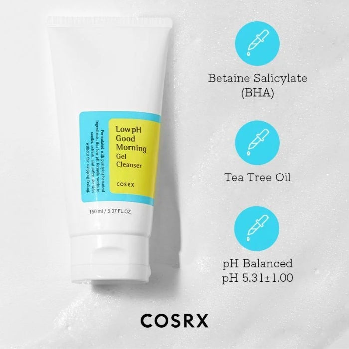 [COSRX] LOW pH GOOD MORNING GEL CLEANSER