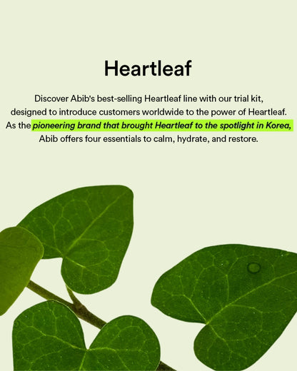 [Abib] Heartleaf Calming Trial Kit