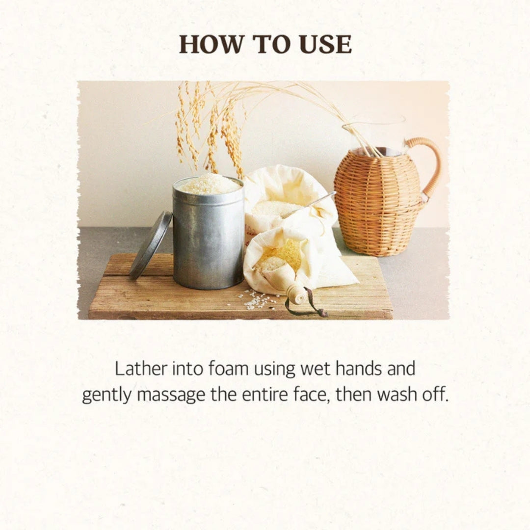 Rice Daily Brightening Cleansing Foam